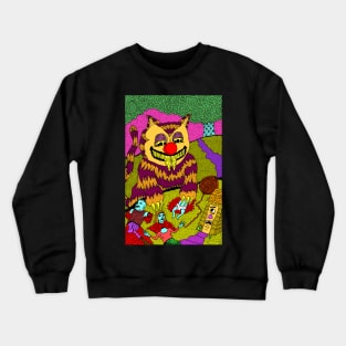 Monster Cat Crewneck Sweatshirt